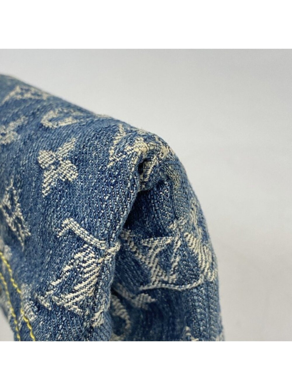 Louis Vuitton Pouch Monogram Denim Pochette Plat Blue - Picture 7 of 9